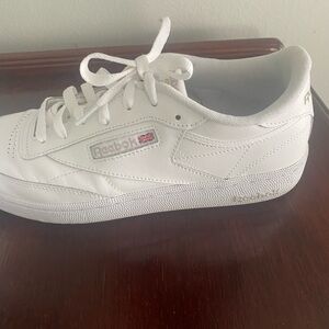 Reebok Classic White Athletic Shoes Club C